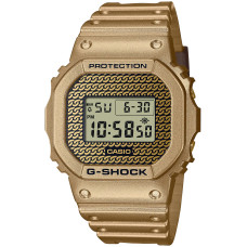 Casio G-Shock DWE-5600HG-1ER με Χρυσό Καουτσούκ Λουράκι